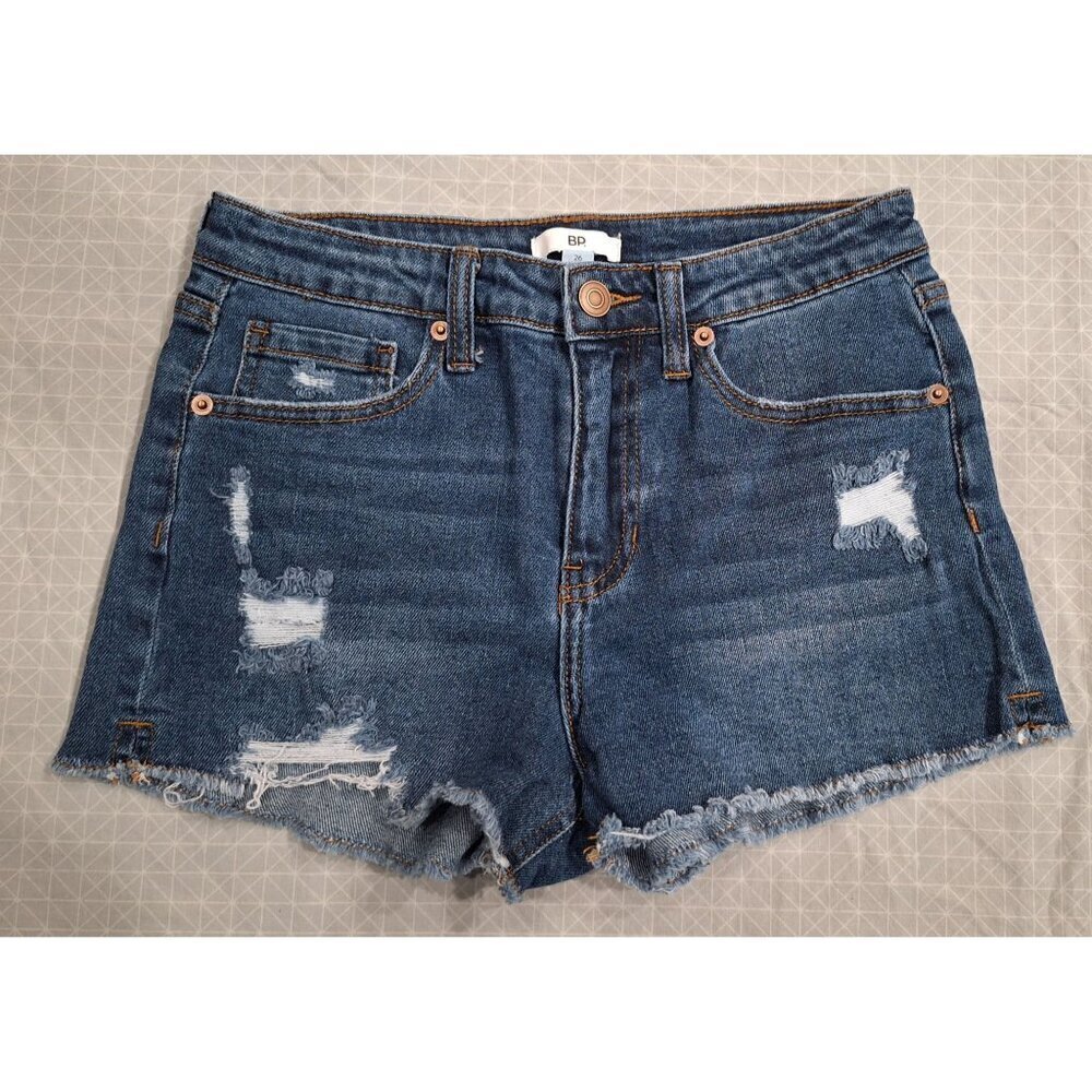 BP Mid-Rise Distressed Cut-Off Blue Jean Shorts /NWOT, Size 26